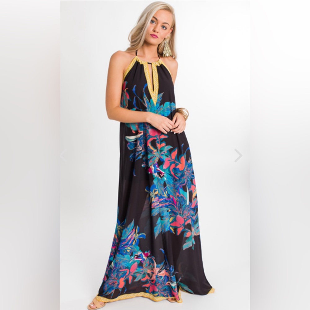 Fab’rik Maxi Halter Dress Size Medium